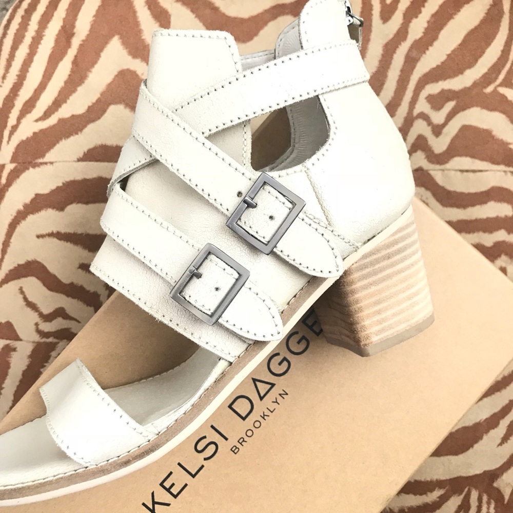 BUCKLE open toe strappy booties - Picture 2 of 6
